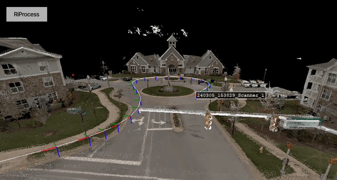 RiProcess interface — partner data ready to import into Mach9 Digital Surveyor