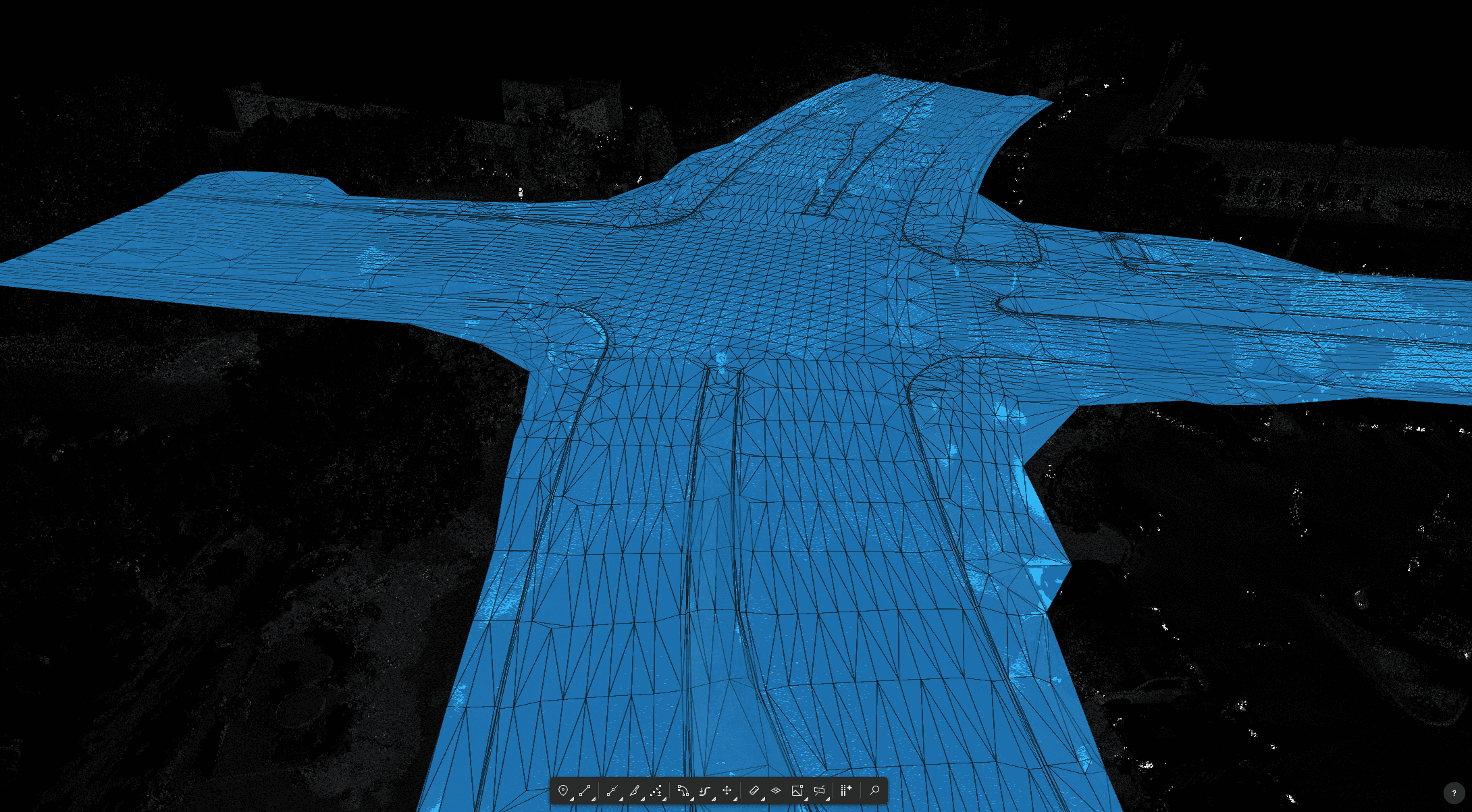 TIN surface generated in Mach9