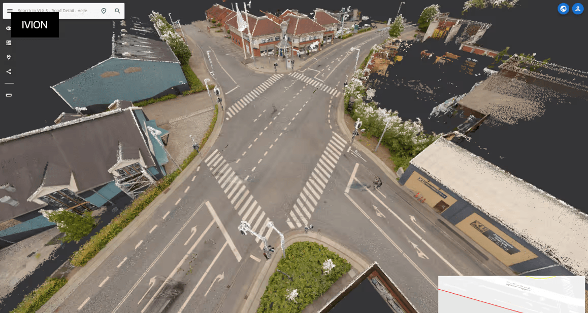 NavVis IVION interface — partner data ready to import into Mach9 Digital Surveyor