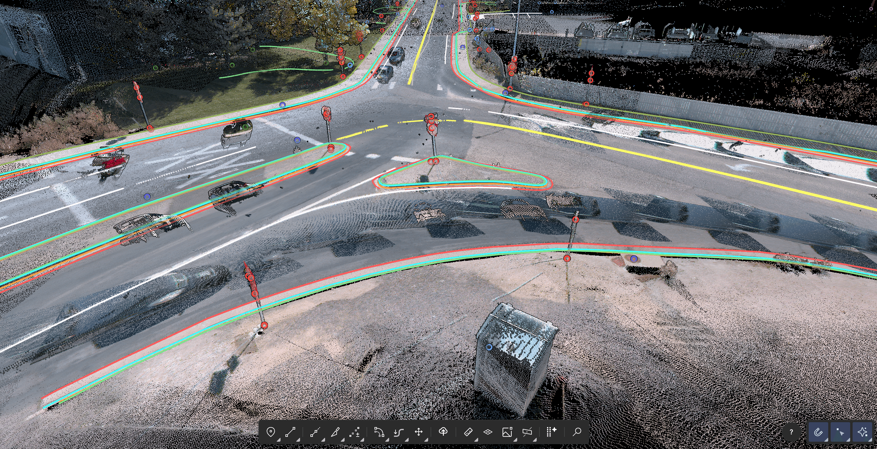 FIRST-PASS EXTRACTED CORRIDOR LINEWORK IN MACH9