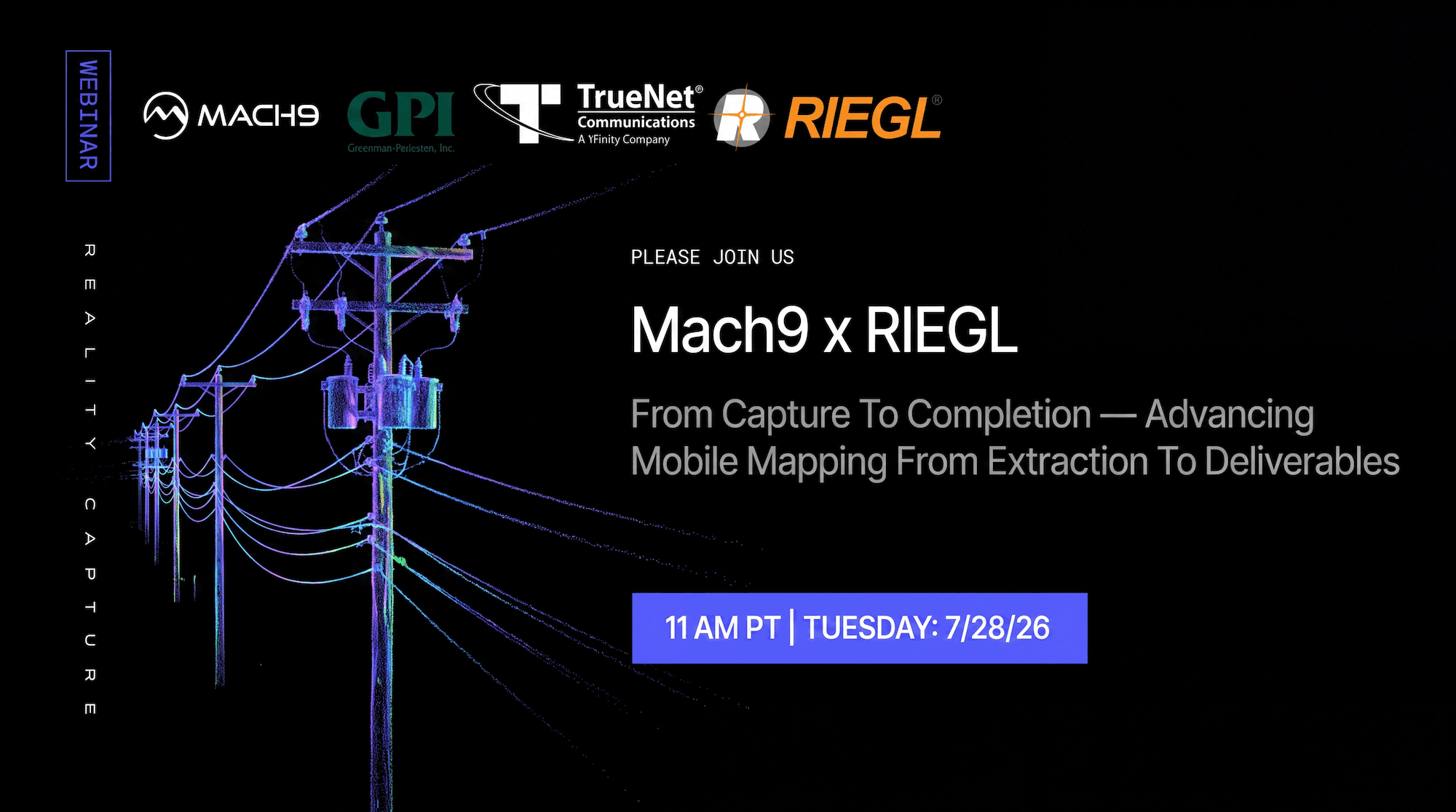 Mach9 × RIEGL USA joint webinar — From Capture to Completion: Advancing Mobile Mapping from Extraction to Deliverables